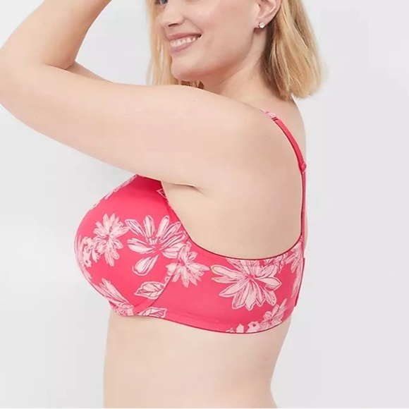 Cacique Cotton Boost Plunge Bra 44 DD - Picture 3 of 9